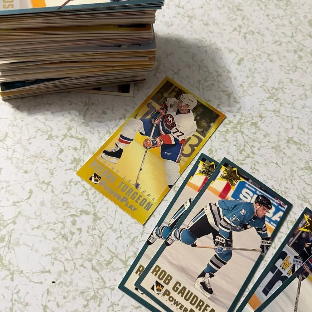 1993-94 Upper Deck PowerPlay Hockey Card Lot – 159 Cards – Wayne Gretzky, Patric